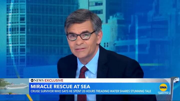 Un joven sobrevivió tras caer de un crucero y estar flotando durante 20 horas
