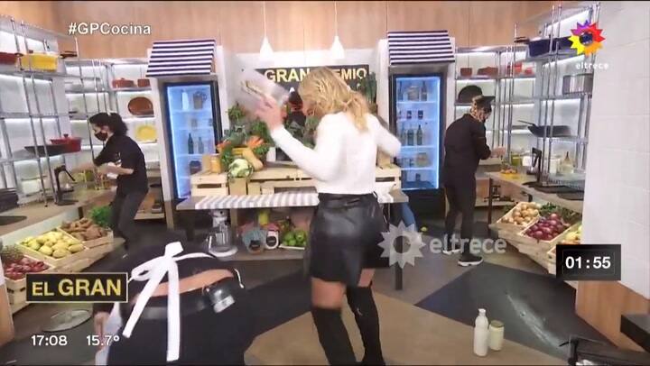 El grave reclamo de Adabel Guerrero a Carina Zampini al aire por una espinaca