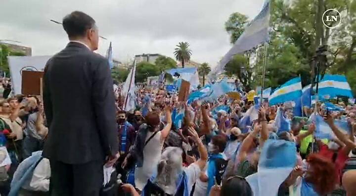 Marcha en repudio al 'avance contra la Corte Suprema'