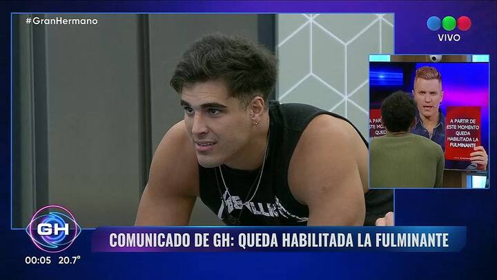 Gran Hermano: Santiago del Moro anuncio que estan disponibles la espontanea y la fulminante