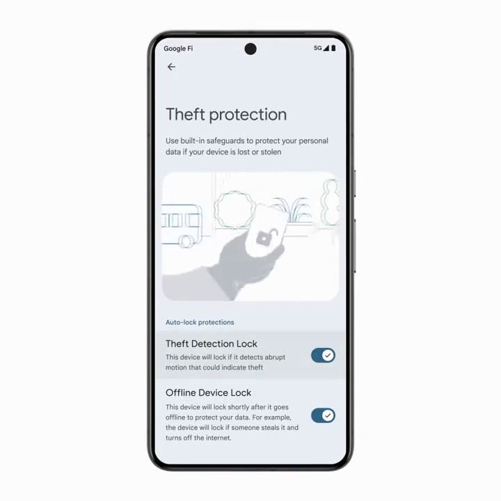 Nuevas funciones anti robo de Android