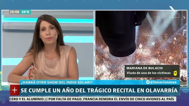 A UN AÑO DE LA TRAGEDIA DEL RECITAL DEL INDIO SOLARI EN OLVARRÍA