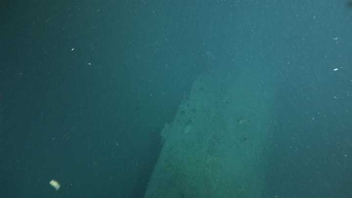 Cientificos hallan un submarino de 1917 en lo profundo frente a la costa de San Diego