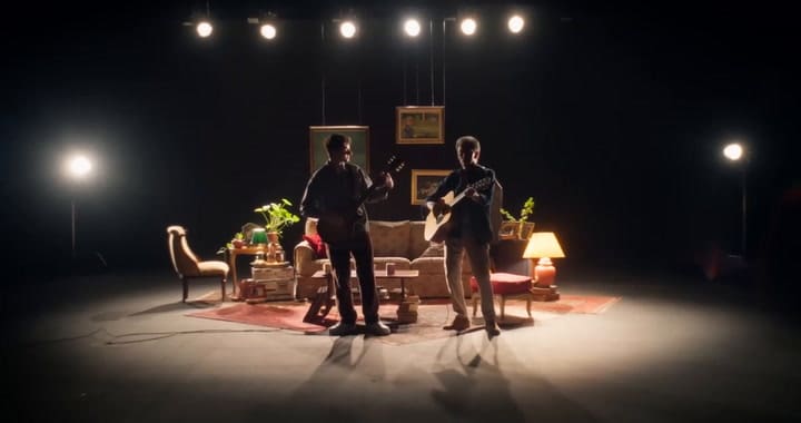 Jairo y su nieto Fran Posse cantando juntos "Me encanta esta hora del día"