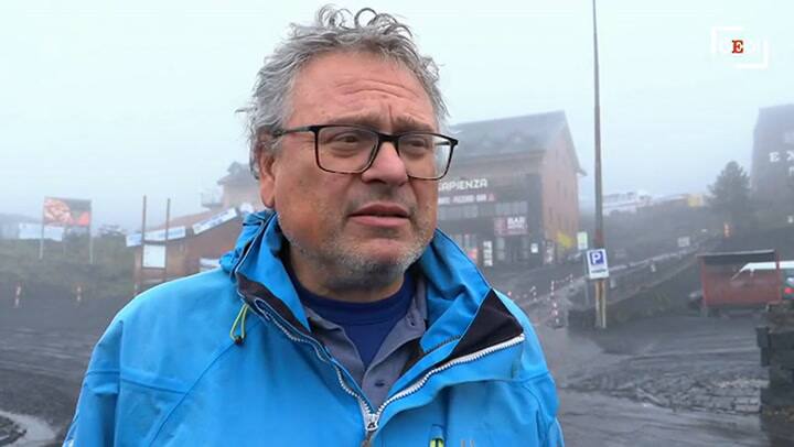 El vulcanólogo Mauro Cotelli explica la activdad del volcán Etna en este domingo 21 de mayo