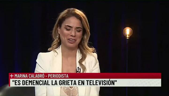 Marina Calabró en +Entrevistas con Luis Novaresio