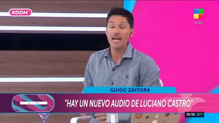 Luciano Castro volvió a quedar expuesto por sus mensajes subidos de tono