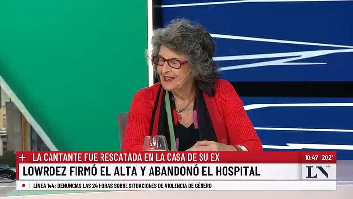 La psicologa forense Alicia Crosa en LN+