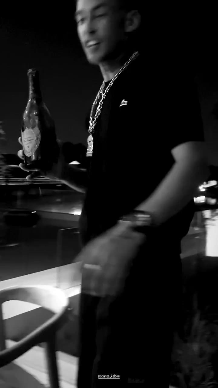 Wanda Nara compartió su noche de viernes con L-Gante