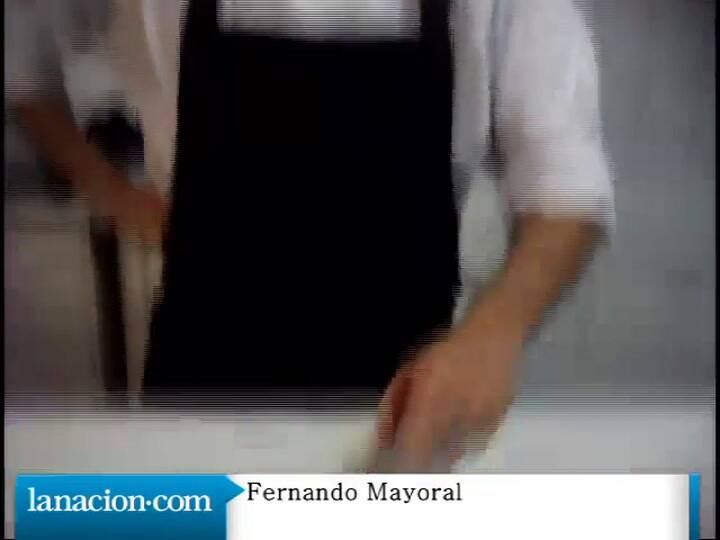 Fernando Mayoral cocina para LNR