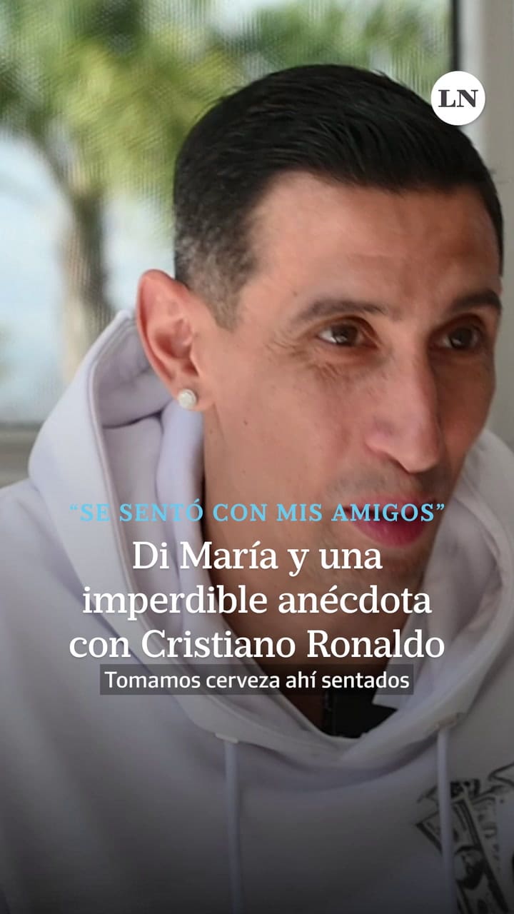 "Se sentó con mis amigos...". Di María y una imperdible anécdota con Cristiano Ronaldo
