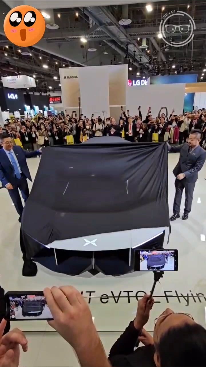 La presentación de los taxis voladores chinos