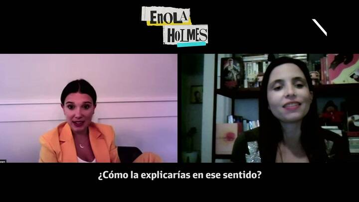 Millie Bobby Brown habla de Enola Holmes con LA NACION