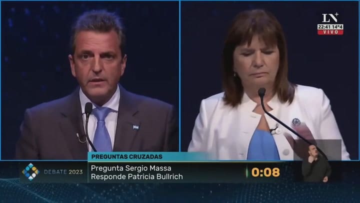 Massa buscó incomodar a Bullrich para que precise su plan económico
