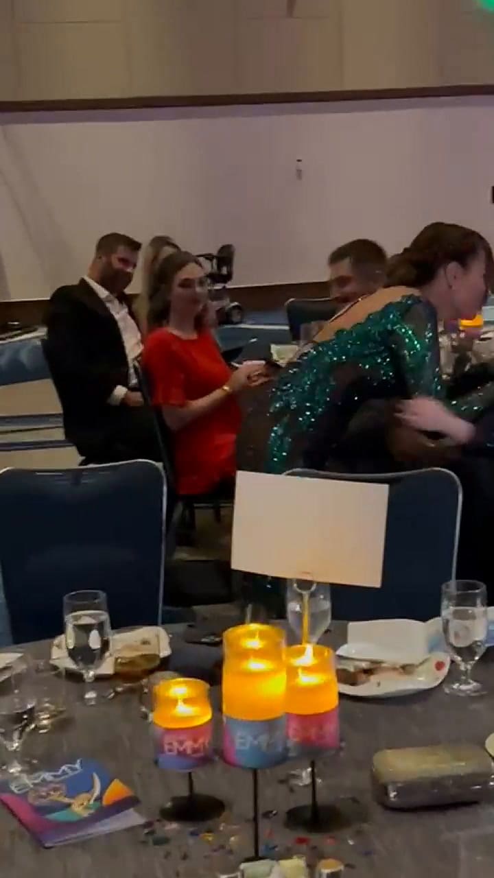 Natalia Denegri en la ceremonia de los premios Suncoast Emmy’s