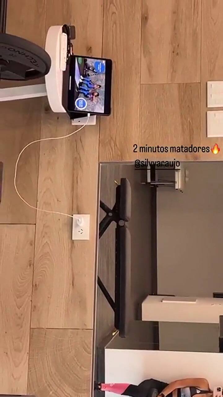 Antonela Roccuzzo mostró cómo entrena la resistencia