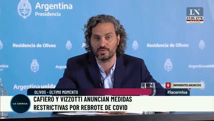 Nuevas medidas de restricción para frenar contagios, el último anuncio del Gobierno