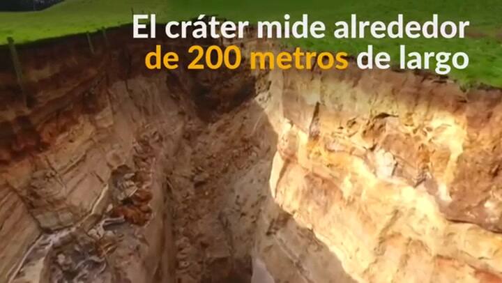 La impresionante grieta que se abrió en Nueva Zelanda - Fuente: Reuters