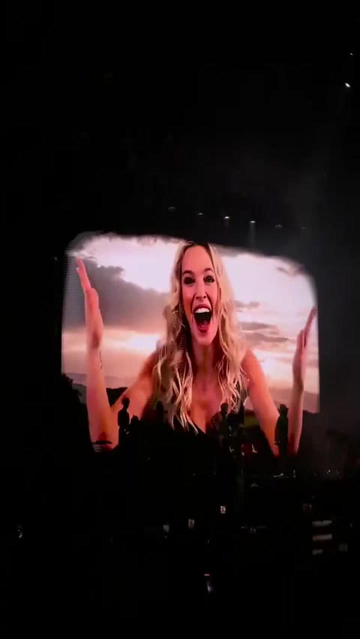 Luisana Lopilato apareció de sorpresa en el show de Erreway