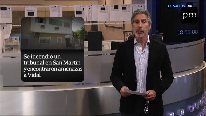 Incendiaron un tribunal y dejaron amenazas contra Vidal