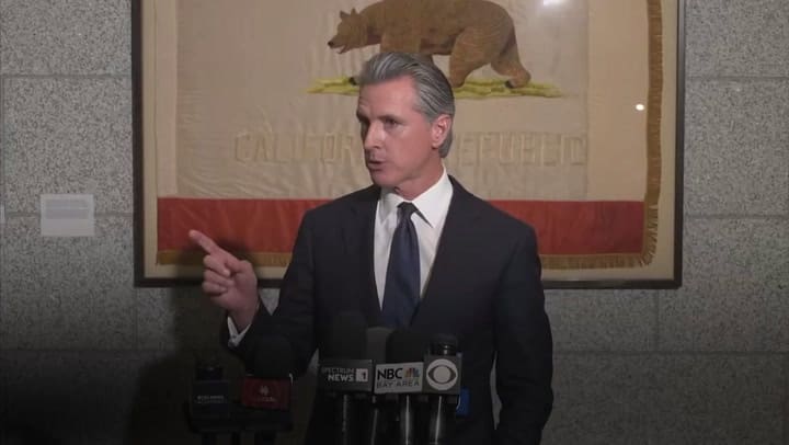 La historia del migrante latino que conmovió a Gavin Newsom