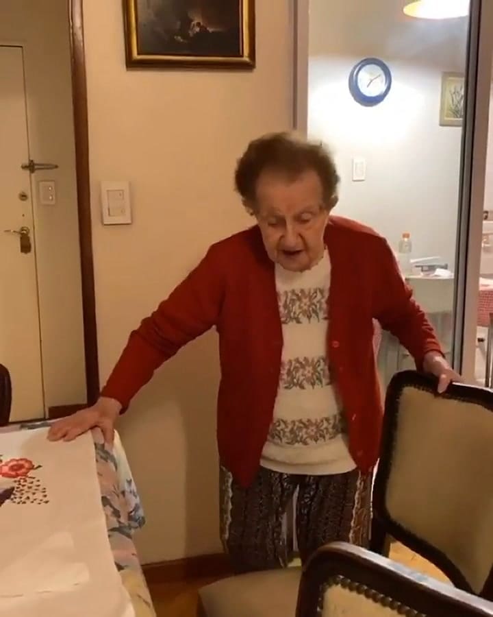 Cuarentena: el conmovedor testimonio de la abuela de Connie Ansaldi
