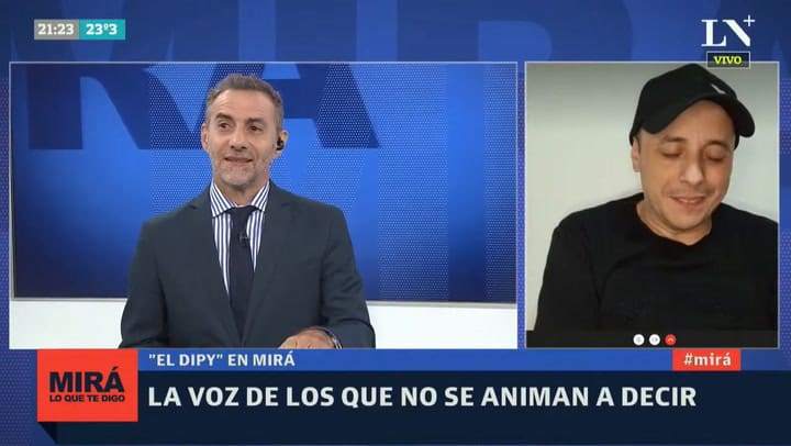 El Dipy con Luis Majul: 'Lo que hay hoy no es peronismo, son kirchneristas'