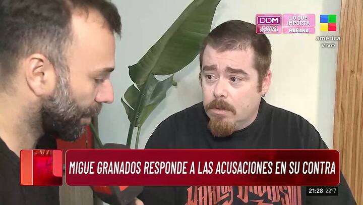Migue Granados le respondio a Nico Occhiato y a Andy Kusnetzoff