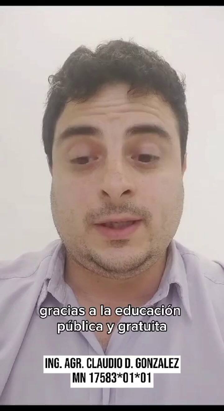 Un Agrónomo Invitó A Votar A Massa