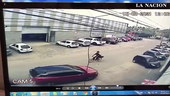 Las últimas imágenes de Maia y el sospechoso por Moreno