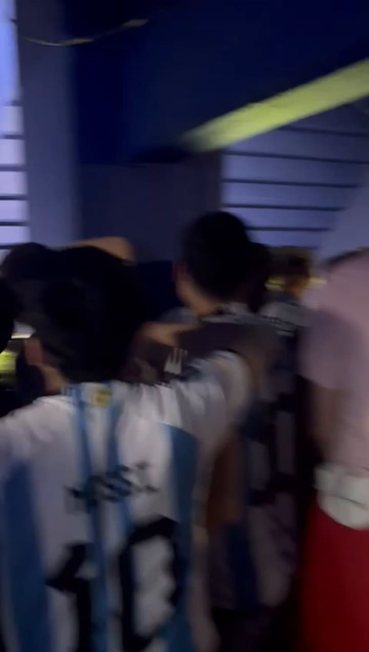 El sector de la popular en la Bombonera