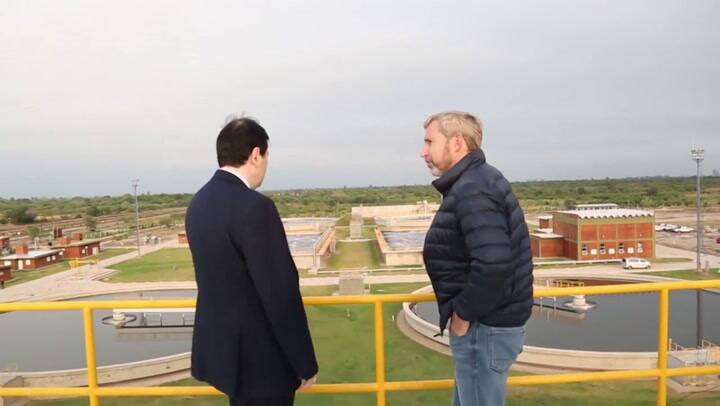 Frigerio destacó la visita del presidente de España