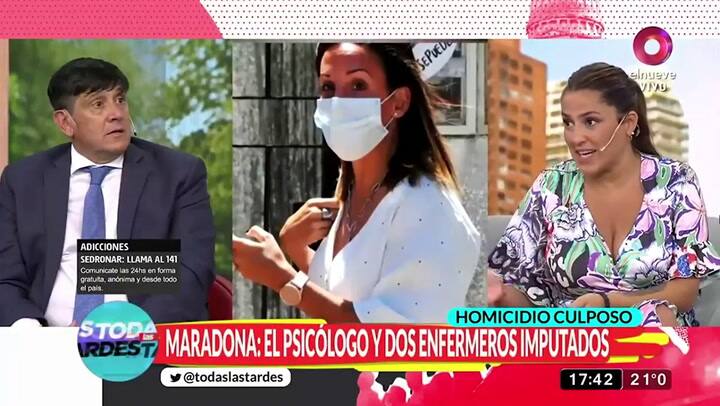 Las polémicas declaraciones de Maju Lozano sobre la muerte de Maradona - Fuente: elnueve