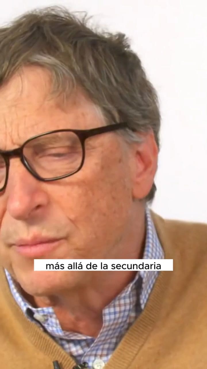 Bill Gates reveló que la educación será clave para el desarrollo de los países