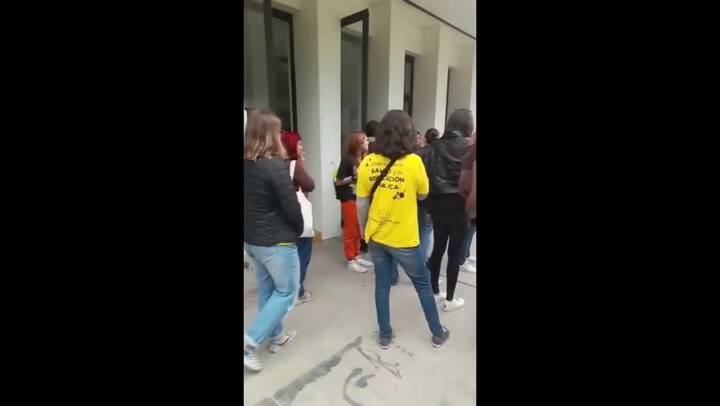 Tiros y tensión en la facultad de La Plata