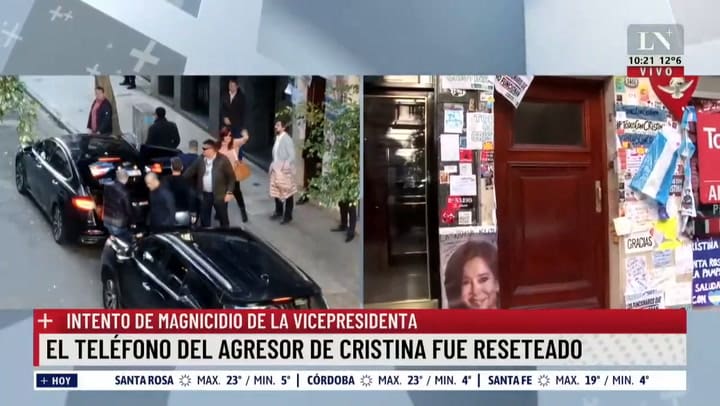 El teléfono del agresor de Cristina fue reseteado