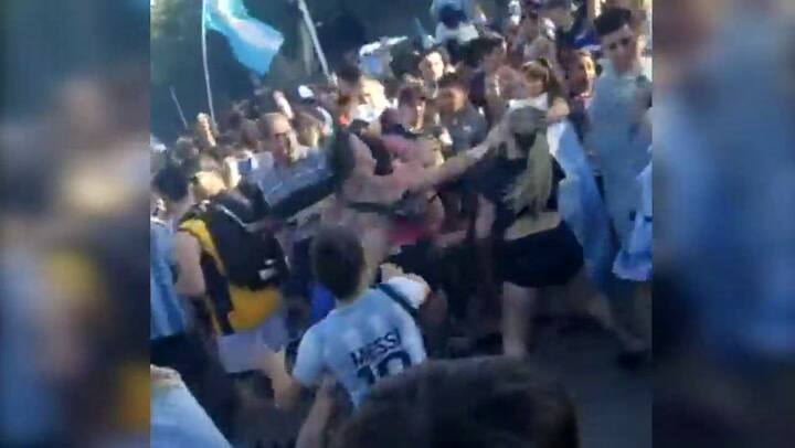 La agresión de dos hombres a dos mujeres