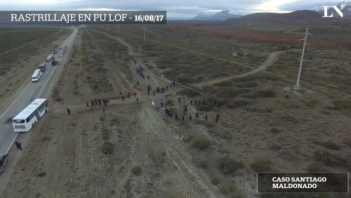 Cómo es la zona de rastrillaje donde buscaron a Santiago Maldonado