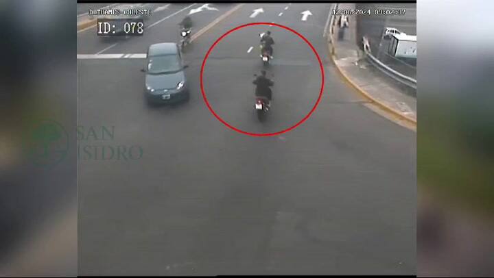 Motochorros detenidos en San Isidro