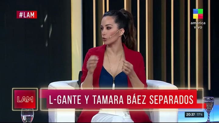 Aseguran que L-Gante y Tamara Báez están nuevamente separados: los motivos