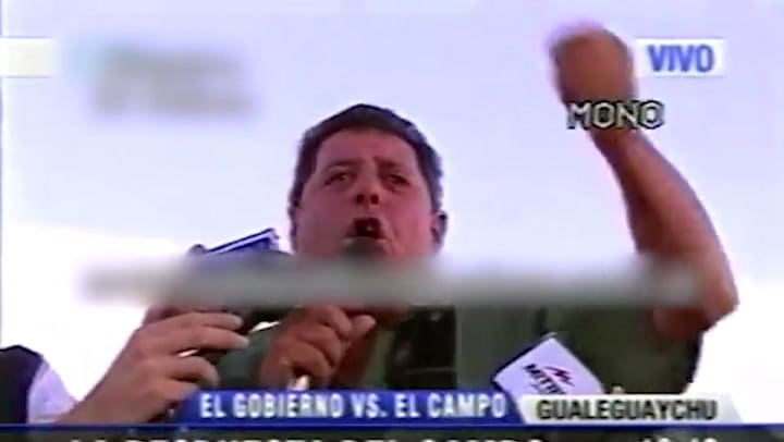 Conflicto con el agro - Gualeguaychu - Discurso de Alfredo de Angelis 2008