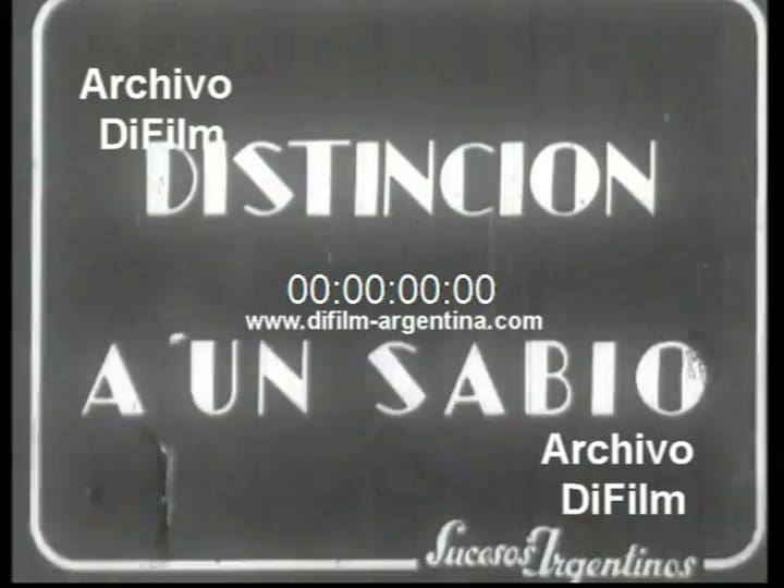 Juan Perón distingue al Dr. Ronald Richter (1951) - Fuente: Youtube