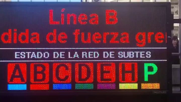Metrodelegados pararon por dos horas
