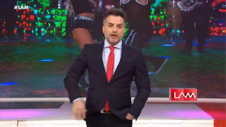 Gabo Usandivaras estuvo detenido por posesion de marihuana y hablo en su llegada. Fuente: Youtube