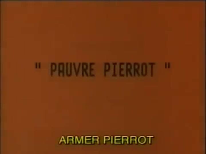 ¡Pobre Pierrot! - Pauvre Pierrot! ( 1892 ) Emile Reynaud