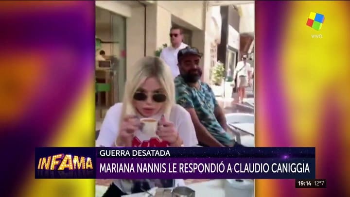 El mensaje de Mariana Nannis para Claudio Paul Caniggia: 'No seas más mentiroso' - Fuente: América