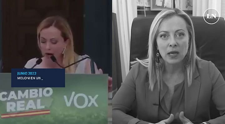 La impresionante transformación de Giorgia Meloni