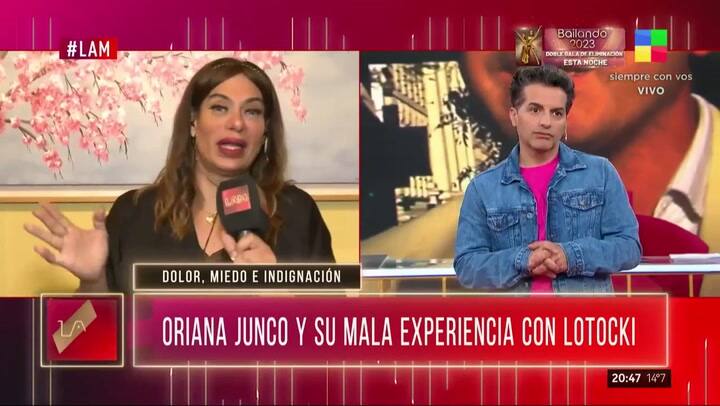 En diálogo con LAM, Oriana Junco recordó su mala experiencia con Aníbal Lotocki