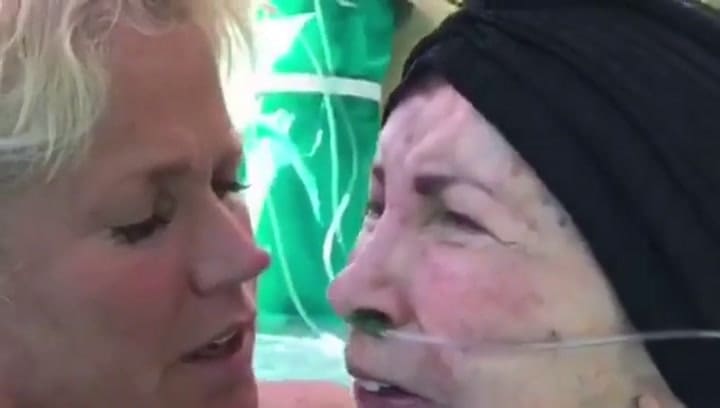 Xuxa cuida de su madre