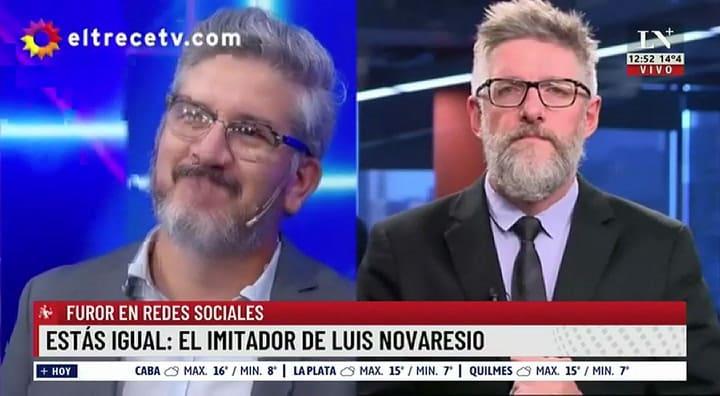 Novaresio habló de su parecido